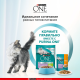 Корм сухой Purina One для взрослых кошек при чувствительном пищеварении с индейкой и рисом, 750г x 8 шт