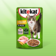 Корм влажный Kitekat для взрослых кошек с курицей в желе, 85г