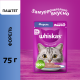 Корм влажный Whiskas для кошек форель паштет, 75г