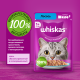 Корм влажный Whiskas желе для взрослых кошек с лососем, 75г x 28 шт