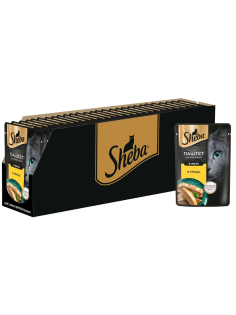 Корм влажный Sheba для кошек с курицей, 75г x 28 шт