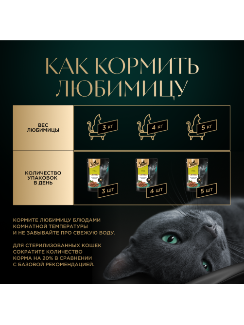 Корм влажный Sheba для кошек Ломтики в соусе с уткой, 75г