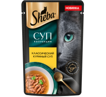 Суп для взрослых кошек Sheba классический куриный, 70г