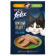 Корм влажный Felix Паштет для кошек курица и кролик, 75г