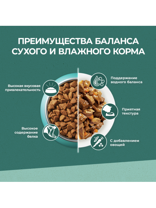 Корм сухой Purina One Природа Здоровья для взрослых кошек со спирулиной с высоким содержанием курицы, 680г