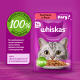 Корм влажный Whiskas для кошек телятина-язык рагу, 75г