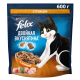 Корм сухой Felix Двойная вкуснятина для взрослых кошек с птицей, 600г