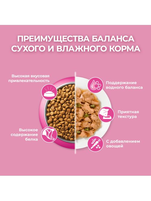 Корм влажный Purina One для котят с курицей и морковью, 75г