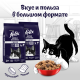 Корм сухой Felix Двойная вкуснятина для взрослых кошек с мясом, 10кг