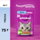 Корм влажный Whiskas для кошек треска рагу, 75г