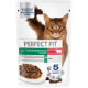Корм влажный Perfect Fit для стерилизованных кошек говядина, 75г x 28 шт