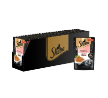 Корм влажный Sheba для взрослых кошек ломтики в желе с форелью, 75г x 28 шт