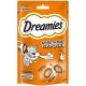 Лакомство Dreamies Лакомые подушечки для взрослых кошек с курицей, 60г