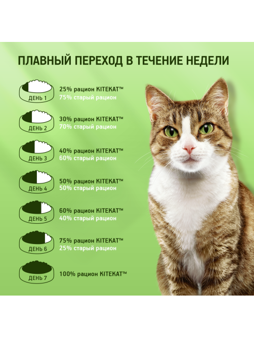 Корм сухой Kitekat Мясной пир для кошек, 1.3кг
