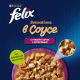 Корм влажный Felix Sensations для взрослых кошек с уткой в соусе с морковью, 75г x 26 шт