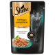 Корм влажный Sheba для кошек Ломтики в соусе с курицей и индейкой, 75г