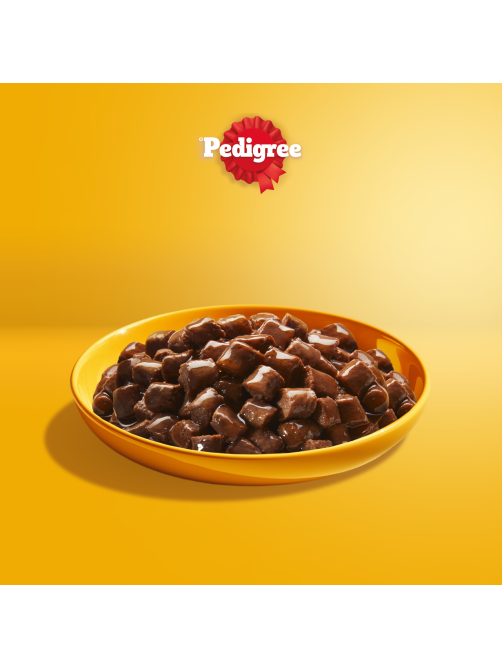 Корм влажный Pedigree соус для собак с говядиной, 85г
