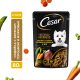 Корм влажный Cesar для собак индейка-горох-морковь в желе, 80г x 28 шт