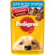 Корм влажный Pedigree соус для собак с говядиной, 85г x 28 шт