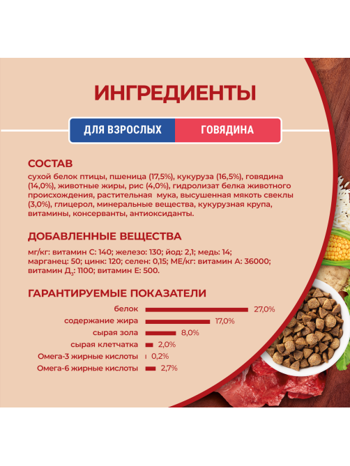 Корм сухой Purina One для взрослых собак мелких и карликовых пород с говядиной и рисом, 1.5кг