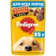 Корм влажный Pedigree желе для собак с телятиной и печенью, 85г x 28 шт