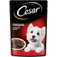 Корм влажный Cesar соус для собак говядина с овощами, 85г