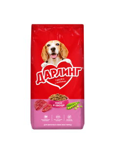 Корм сухой Дарлинг для собак с мясом и овощами, 15кг