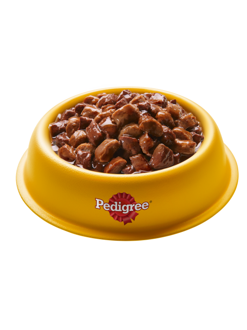 Корм влажный Pedigree соус для собак с говядиной, 85г x 28 шт