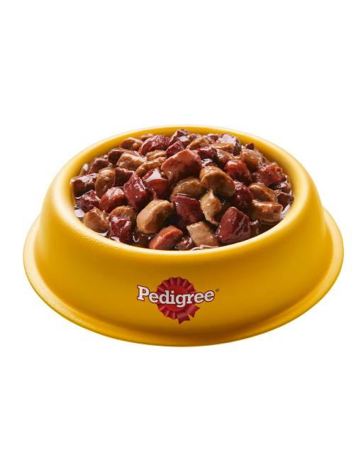 Корм влажный Pedigree соус для собак с говядиной и ягненком, 85г x 28 шт