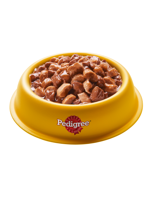Корм влажный Pedigree соус для собак с кроликом и индейкой, 85г x 28 шт