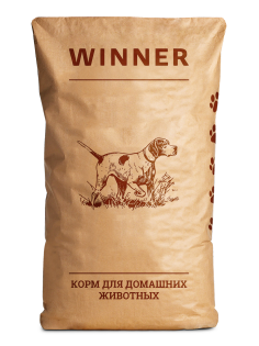 Корм сухой Winner для взрослых собак с говядиной, 15кг