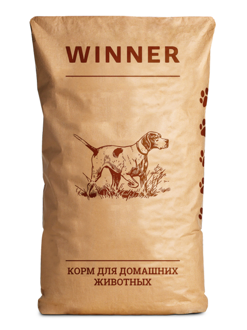 Корм сухой Winner для взрослых собак с говядиной, 15кг