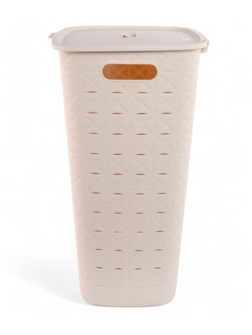 Корзина для белья Curver Softex кремовая 56л, 43.5 x 33.5 x 60см