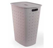 Корзина для белья Curver Softex серая 56л, 43.5 x 33.5 x 60см