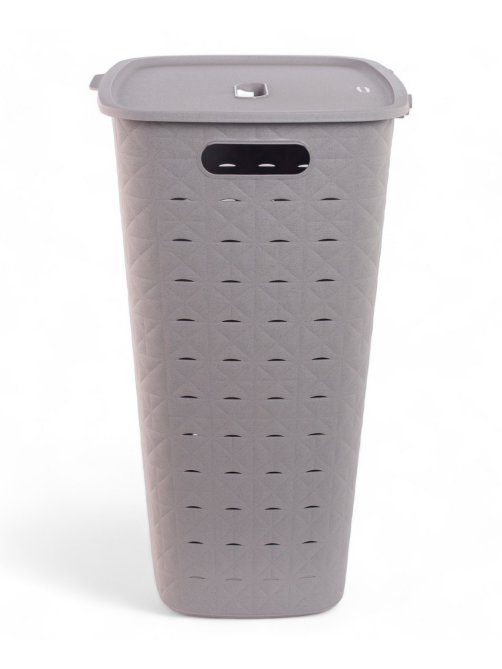 Корзина для белья Curver Softex серая 56л, 43.5 x 33.5 x 60см