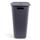 Корзина для белья Curver Softex темно-серая 56л, 43.5 x 33.5 x 60см