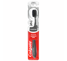 Зубная щетка Colgate 360 Древесный уголь многофункциональная средней жесткости, фуксия