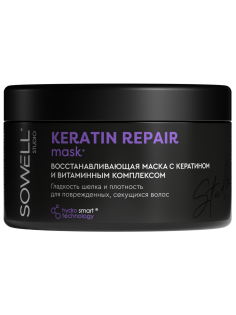 Маска для волос SoWell Studio Keratin Repair восстанавливающая , 400 мл