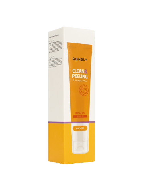 Пенка для умывания Consly Clean&Peeling энзимная с папаином, 120мл