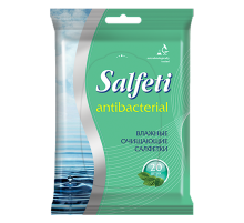 Салфетки влажные Salfeti антибактериальные, 20 листов