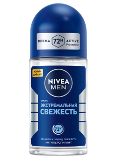 Антиперспирант-ролик Nivea Men Экстремальная свежесть, 50мл