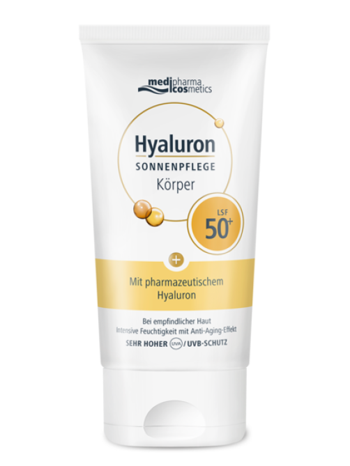 Крем для тела Medipharma Cosmetics Hyaluron солнцезащитный SPF50, 150мл