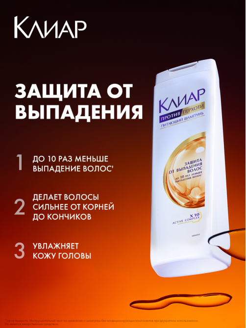 Шампунь Клиар Women Защита от выпадения, 400мл