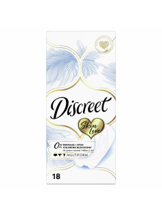 Прокладки ежедневные Discreet Skin Love, 18шт