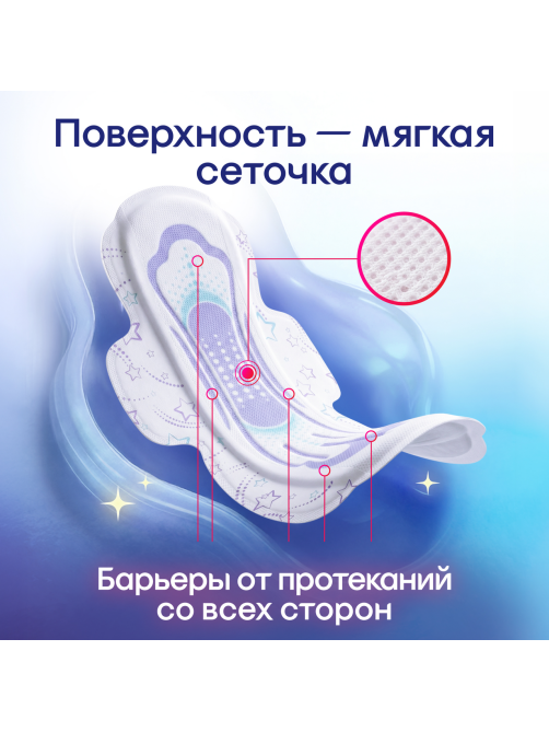 Прокладки гигиенические Kotex Ultra Net Night, 14шт