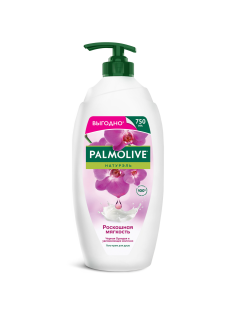 Гель - крем для душа Palmolive Натурэль Роскошная мягкость Черная Орхидея с увлажняющим молочком, 750мл
