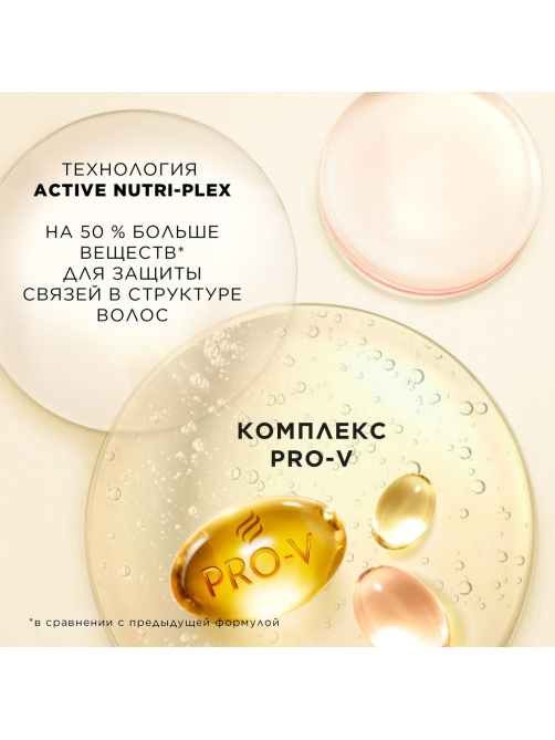 Шампунь женский Pantene Pro-V 3в1 Густые и крепкие волосы для тонких и слабых волос, 360мл