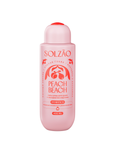 Гель-уход для душа Solzao Peach Beach с экстрактом персика, 400мл