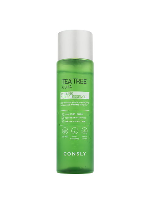 Тонер-эссенция Consly Tea Tree and BHA Toner-Essence с чайным деревом и салициловой кислотой, 200мл