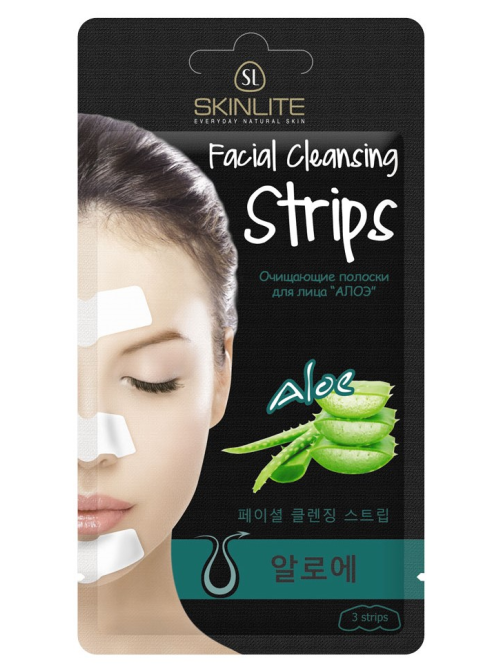 Полоска очищающая Skinlite Алоэ, 3шт